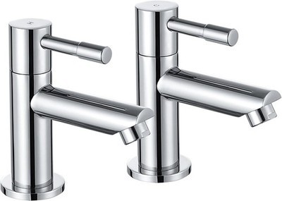 Bathroom sink taps twin hot - bathroom,