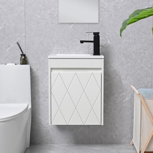 Wall mounted bathroom - 16",