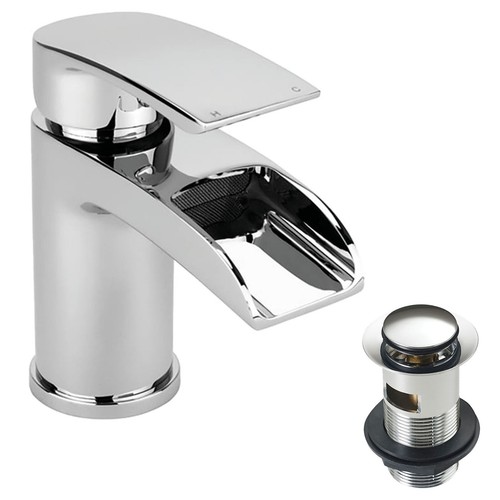 Waterfall bathroom basin sink - waterfall,